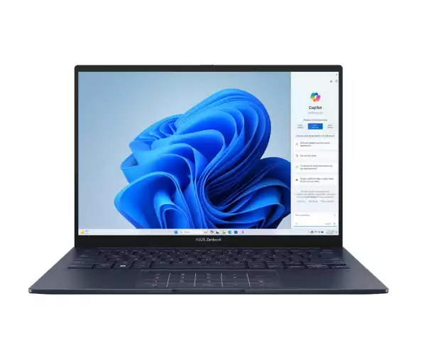 Лаптоп Asus Zenbook UX3405MA-PP086W, Intel Ultra 5 125H 1.2 GHz (18MB Cache, up to 4.5 GHz, 14 cores, 18 Threads),14.0" OLED ,3K (2880 x 1800) 16:10, DDR5 16GB LPDDR5X(ON BD.), 512 GB PCIEG4 SSD, Intel Art Graphics, Widnows 11, Ponder Blue