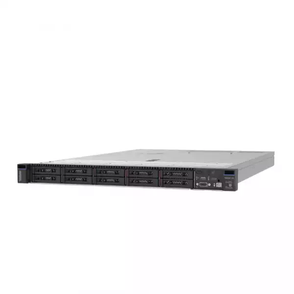 Lenovo ThinkSystem SR630 V3, Xeon Silver 4509Y (8C, 2.6GHz, 22.5MB Cache, 125W), 32GB (1x32GB, 4800MHz 1Rx4 DDR5 RDIMM), 8 SAS/SATA, 9350-8i Internal, 1x1100W Titanium, 6 Performance Fans, XCC2 Platinum, Toolless V2 Rails