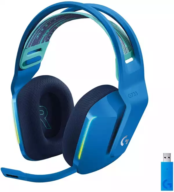 LOGITECH G733 LIGHTSPEED Wireless RGB Gaming Headset - BLUE