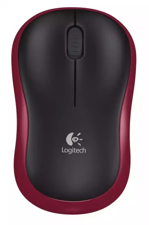 LOGITECH M185 Wireless Mouse - RED - EER2