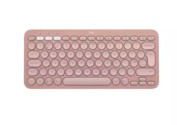 LOGITECH K380S Multi-Device Bluetooth Keyboard - TONAL ROSE - US INT'L