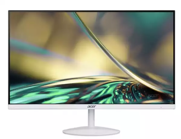 Монитор Acer SA272Ewmix 27" IPS Wide, LED, ZeroFrame, FHD 1920x1080, FreeSync, AG, 1ms (VRB), 100Hz, Ultra-thin, 100M:1, 250 cd/m2, VGA, HDMI, Audio In/Out, Speaker, Tilt, Bluelight shield, Flicker-Less, Acer Display Widget, Kensington Security, VESA, White