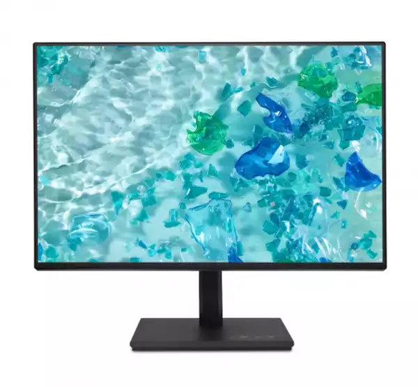Монитор Acer Vero B247YGbmiprzx, 23.8" IPS LED, ZeroFrame FHD (1920x1080) AG, 4ms (GTG), 120Hz, 100M:1, 1500:1, 250nits, 99% sRGB, HDMI, VGA, DP, USB3.2x4 USB-B(1up 4down), Speakers 2x2W, Audio In/Out, ERGOstand, TUV, Energy Efficiency Class C, VESA, Black