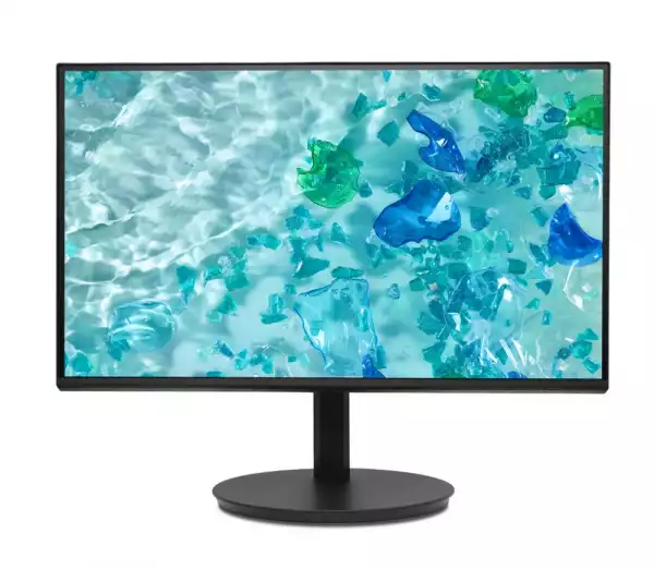 Монитор Acer Vero CB242YGbmiprx, 23.8" FHD(1920x1080)IPS, ZeroFrame 120Hz Adaptive Sync, 1ms(VRB), 100M:1, 250nits, VGA, HDMI, DP, Speakers, Audio In/Out, Ergostand, EnergyStar, EPEAT Gold, Energy Efficiency Class B, Black, 3Y