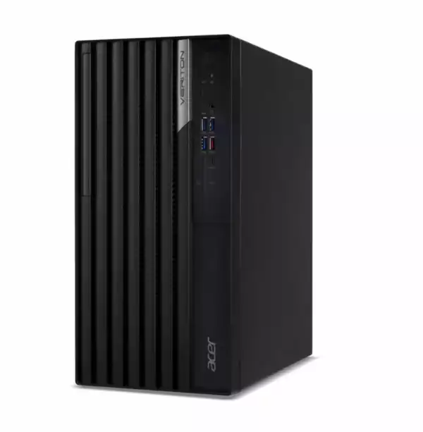 Настолен Компютър Acer Veriton VM4720GT, Intel Core i7-14700 / up to 5.40GHz, 33MB, 16GB DDR5, 512GB SSD M.2, Intel UHD Graphics, GLAN&TPM, HDMI, DP,VGA, 4xUSB 3.2, 4xUSB 2.0, RJ-45, 300W (80PLUS Platinum), NO OS, 3Y Warranty