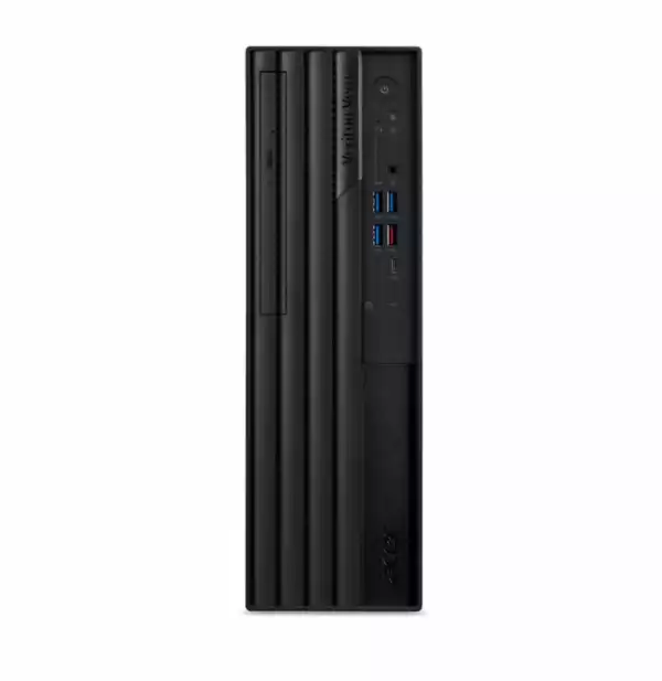 Настолен Компютър Acer Veriton, VX4720GT Intel Core i3-14100( up to 4.70GHz, 12MB), 2*8GB DDR5, 512GB SSD M.2, DVD+RW, Intel UHD Graphics, TPM 2.0, GLAN, 300W 80PLUS Bronze, KBD& Mouse USB, No OS, 3Y warranty