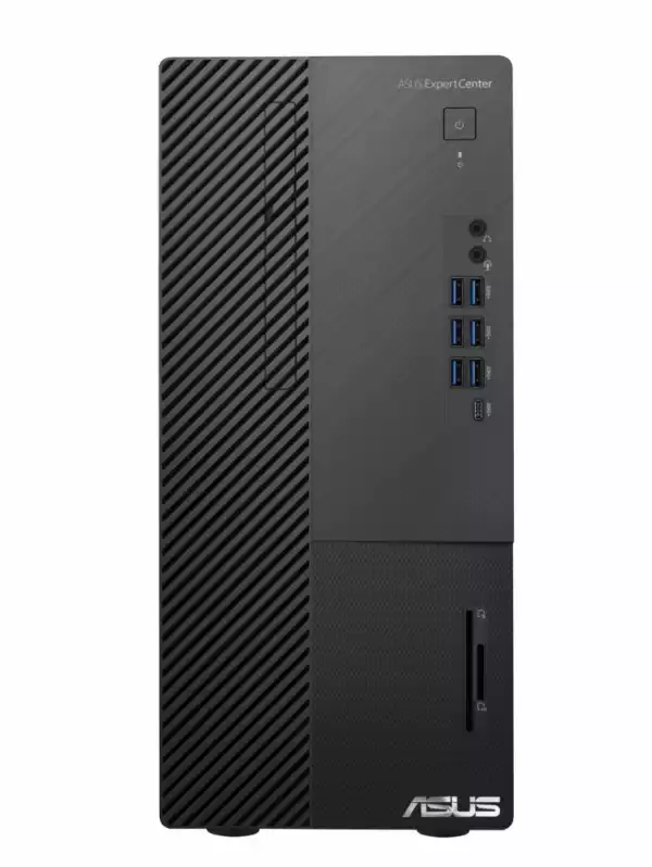 Настолен Компютър Asus ExpertCenter D7 MiniT(15L) D700MC-7117000580, Intel i7-11700 ,2.5GHz (16M Cache, up to 4.9 GHz, 8 cores),16GB DDR4 U-DIMM,512GB M.2 NVMe PCIe 3.0 SSD,300W power supply (80+ Platinum, peak 390W),Wired keyboard& mouse, Black