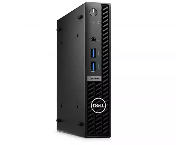 Настолен Компютър Dell OptiPlex 7010 Micro, Intel Core i5-13500T (6+8 Cores/24MB/1.6GHz to 4.6GHz), 8GB (1x8GB) DDR4, 512GB SSD PCIe M.2, Integrated Graphics, Wi-Fi 6E, Keyboard&Mouse, Wi-Fi 6E, Win 11 Pro, 3Y PS