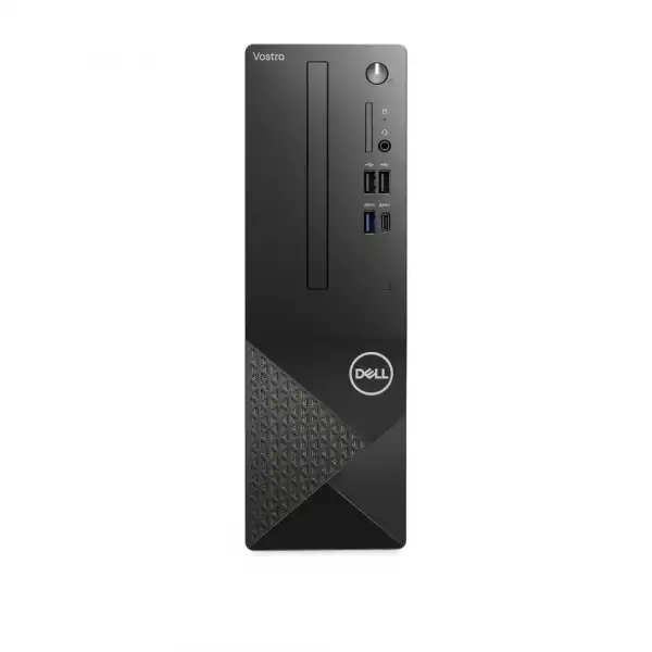 Настолен Компютър Dell Vostro 3030 SFF, Intel Core i3-14100 (4 Cores, 12MB Cache, up to 4.7 GHz), 8GB, 1x8GB, DDR5, 4400MT/s, 512GB M.2 PCIe NVMe, Intel UHD Graphics 730, Wi-Fi 6, BT, Keyboard&Mouse, 180W, Win 11 Pro, 3Y PS