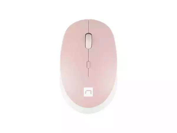 Natec Mouse Harrier 2, 1600 DPI Bluetooth 5.1 White-Pink