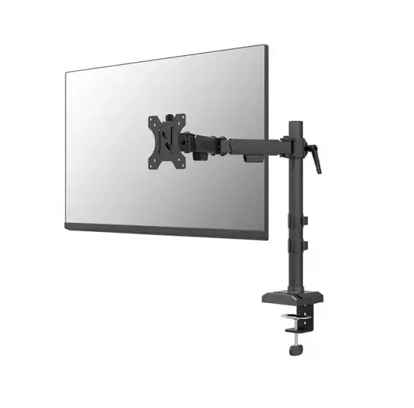 Neomounts Nero Single Flat Screen Desk Mount (phone holder+Quick-fix clamp/grommet)