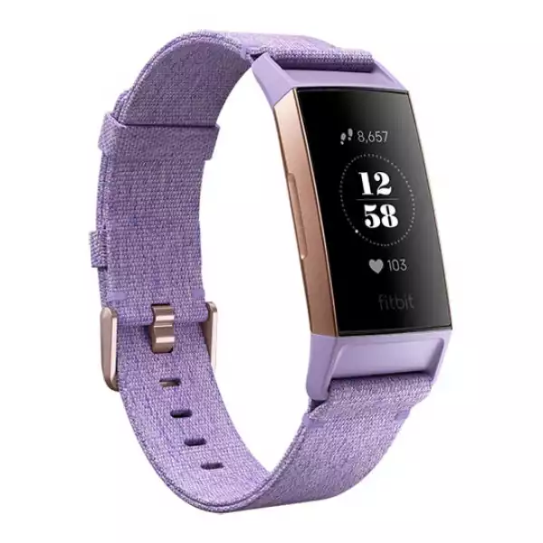 Смартчасовник Fitbit Charge 3 Special Edition NFC, Lavender Woven