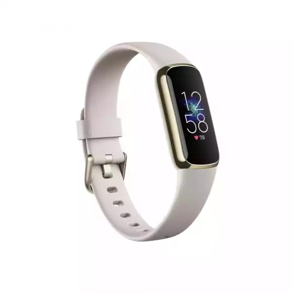Смартчасовник Fitbit Luxe, Soft Gold and White (with extra Charging cable & extra Peony Classic band)