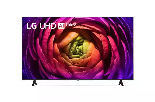 Телевизор LG 65UR76003LL, 65" 4K UltraHD TV 4K (3840 x 2160), DVB-T2/C/S2, webOS Smart TV, Game Optimizer , ThinQ AI, Processor a5 Gen6, WiFi 802.11ac, HDR10 PRO, 4K Upscaling, int Streeming, HDMI, CI, LAN, USB, 2 Pole Stand, Black