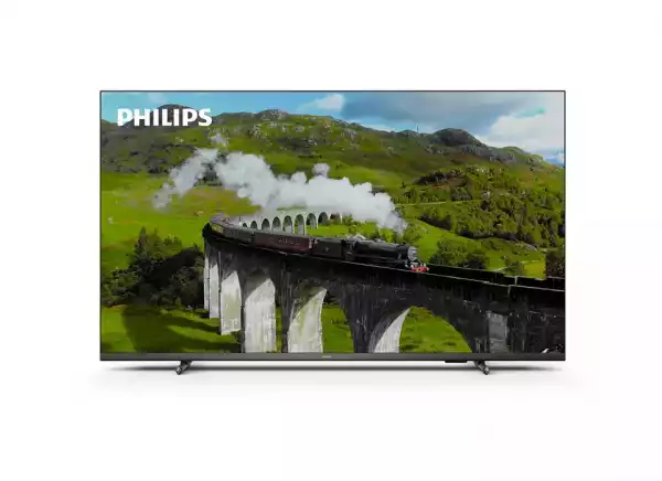 Телевизор Philips 50PUS7608/12, 50" UHD HD LED, 3840 x 2160, DVB-T/T2/T2-HD/C/S/S2, Pixel Precise Ultra HD, HDR+, HLG, Smart TV with new OS, Dolby Vision, Atmos HDMI, VRR, 2* USB, Cl+, 802.11n, Lan, 20W RMS, Black