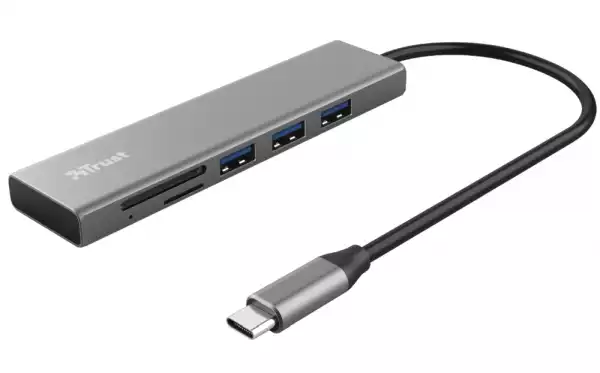 TRUST Halyx Fast USB-C Hub & Card Reader