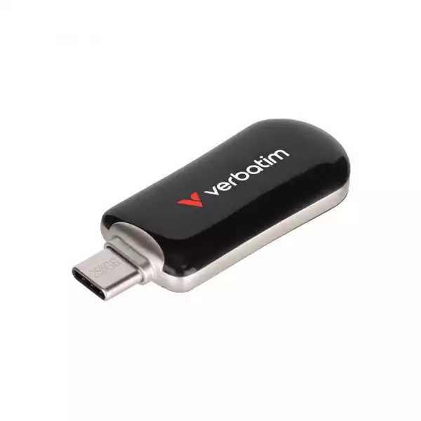 Verbatim Plectra USB-C Flash Drive Black 256GB