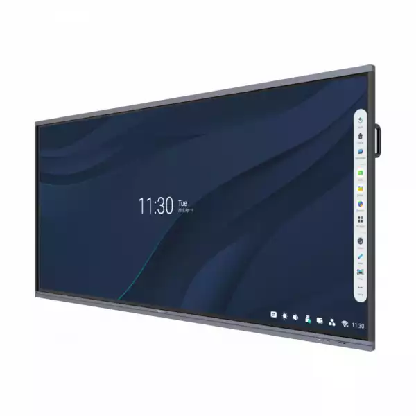 Дисплей ViewSonic IFP105S, 105", VA DLED panel, AG, 21:9, WUHD 5120x2160, 400cd/m2, 4000:1, 6,5ms, Octa-Core CPU, 8GB, 64GB, Ultra Fine Touch, 4x HDMI, DP, RS232, HDMI Out, LAN, 2x USB-C, 7x USB- A, Speakers, Android 13, OPS Slot, WiFi Slot, VESA 1000x400, Black