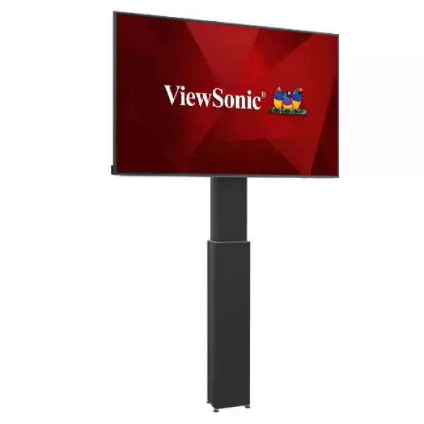Електрическа стойка за стена ViewSonic VB-CNF-001 с регулиране на височина от 50 см за дисплеи от 42 inch - 100 inch (up to 800x600mm)