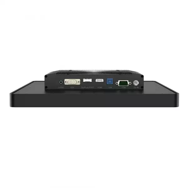 Монитор Faytech 4010077706 FT15TMCAPOB, 15", Optically bonded, 10-Finger-Multi Touch Capacitive, 4:3, 1024 x 768, 420cd/m2, 800:1, AG, 7H, VGA, HDMI, DP, USB-B, PC-Audio, 12V DC-In, IP 65 front / IP40 back, Speakers, 24/7, VESA, 6 x Clamp support, Black