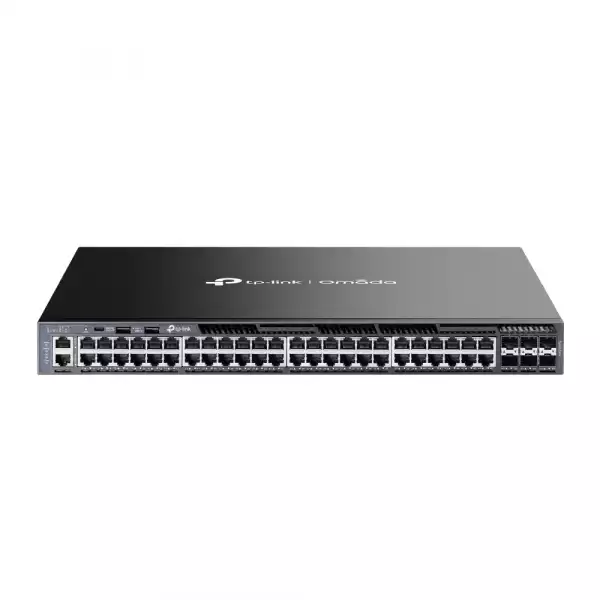 48-портов L3 управляем комутатор с 6 10G слота TP-Link Omada SG6654X