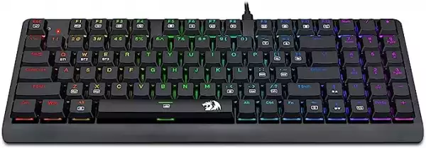 Клавиатура Redragon Dragon Warrior механична геймърска RGB K603P-KBS blue switches