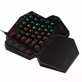 RGB механична геймърска клавиатура за една ръка Redragon Diti K585RGB Blue Switch