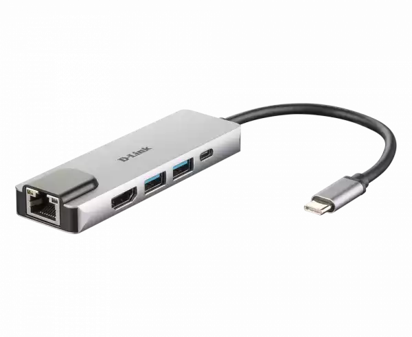 USB Type-C 5в1 хъб D-Link DUB-M520