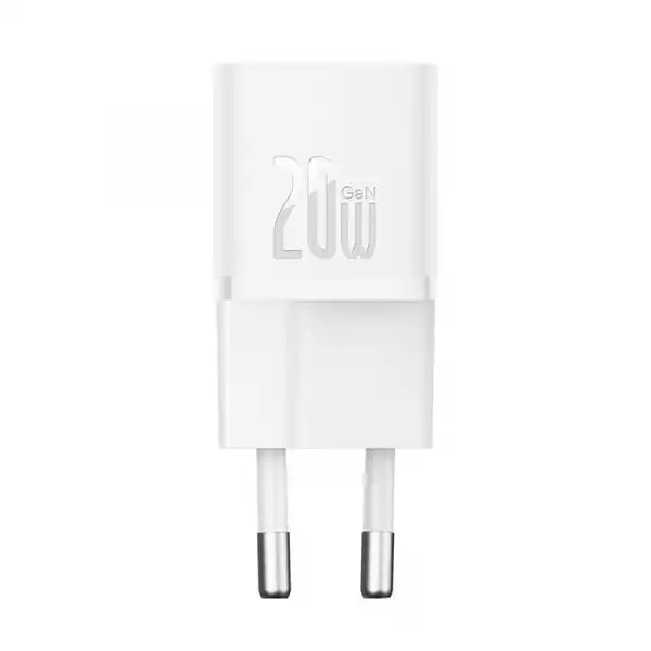 Зарядно устройство Baseus GaN5 20W мини USB-C, 20W CCGN050102 - бяло