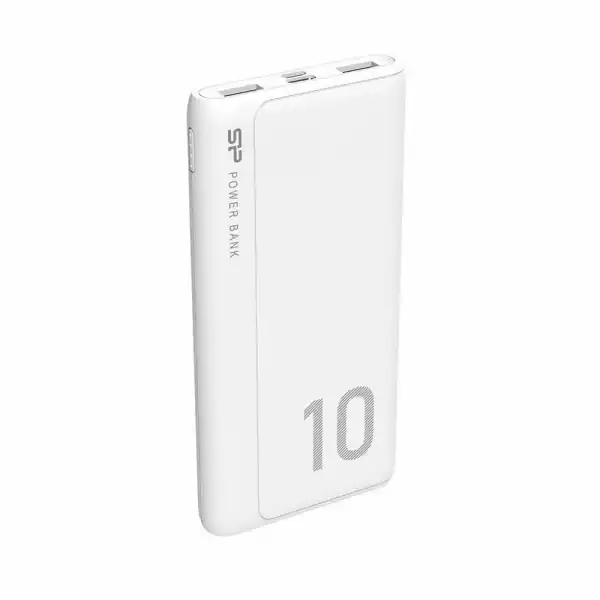 Външна батерия Silicon Power GP15 10000 mAh, Бяла