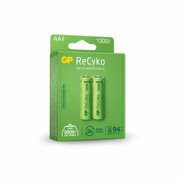 Акумулаторна Батерия R6 AA 130AAHC-EB2 1300mAh NiMH 2 бр. в опаковка GP