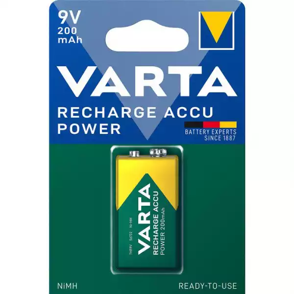 Акумулаторна Батерия VARTA R22, 8.4V, 200mAh, NiMH, 1бр. в опаковка