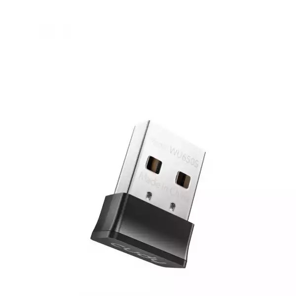 Безжичен нано адаптер Cudy WU650S, USB 2.0, 2.4/5 Ghz, Вградена антена 2dBi