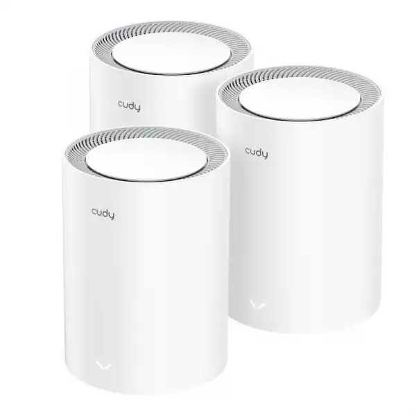 Безжична Mesh система Cudy AX1800, 3 - Pack, 2.4/5 GHz, 574 - 1201 Mbps