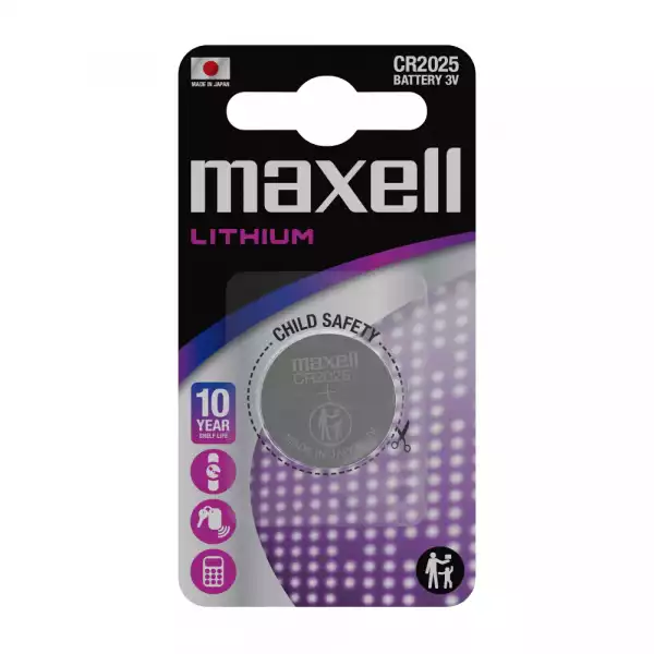 Бутонна батерия литиева MAXELL CR2025 3 V