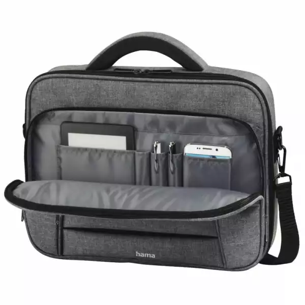 Чанта за лаптоп HAMA Business, До 40 см (15.6"), Сив
