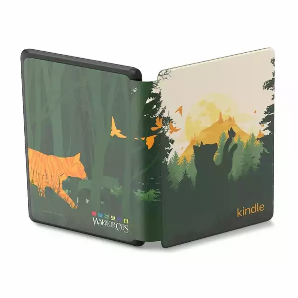 eBook четец Kindle Paperwhite Kids 6.8", 16GB, 2021, 11 генерация, IPX8, Warrior Cats