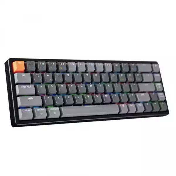Геймърска Механична клавиатура Keychron K6 Aluminum 65% Gateron Brown Switch RGB LED Gateron Brown Switch ABS