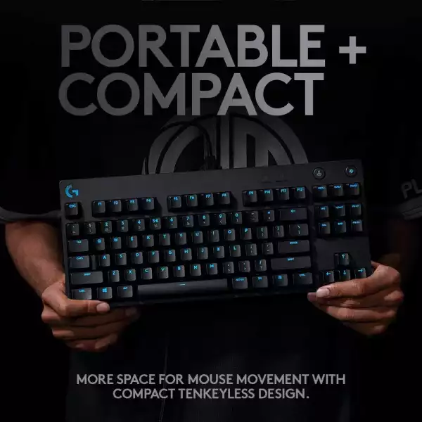 Геймърска механична клавиатура Logitech G Pro Clicky RGB