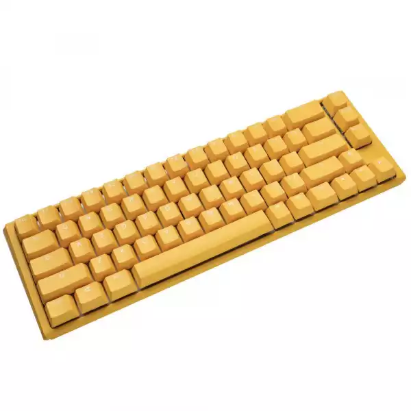 Геймърскa механична клавиатура Ducky One 3 Yellow SF 65, Cherry MX Clear суичове