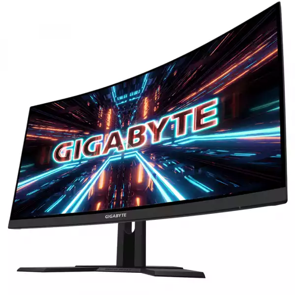 Геймърски Монитор Gigabyte G27FC-A-EK, 27" VA FHD, Curved 1500R, 165Hz, 1ms