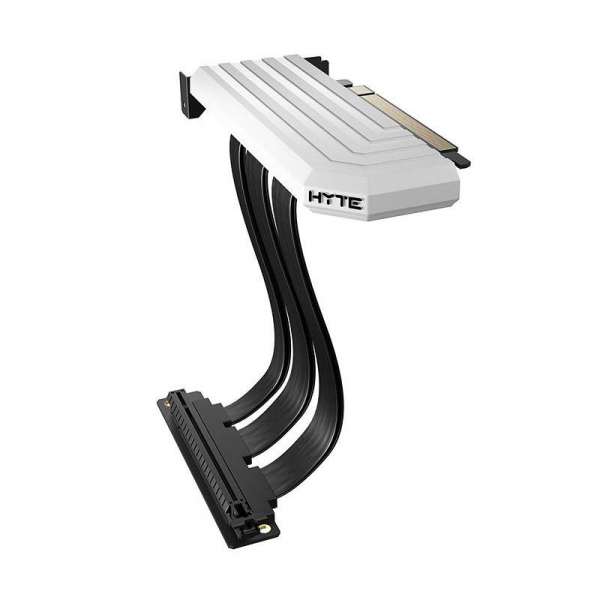 Кабел за вертикален монтаж HYTE PCI-E 4.0 x16 200mm, Бяло