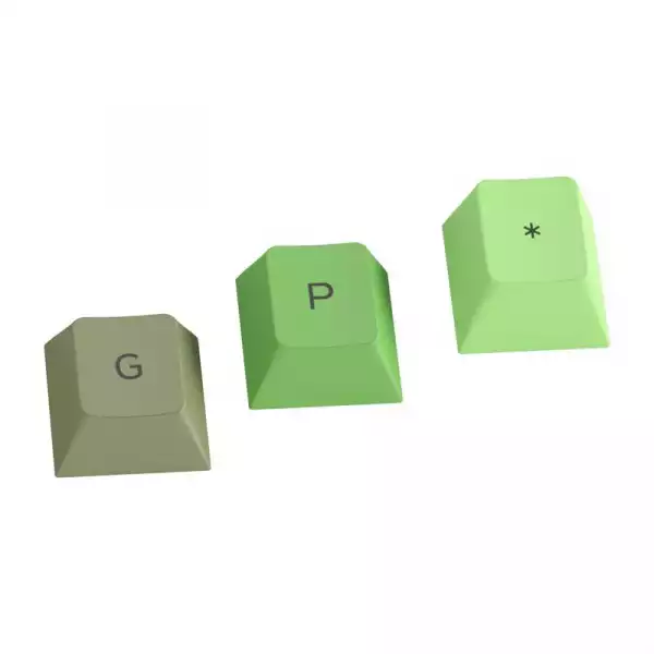 Капачки за механична клавиатура Glorious GPBT Doubleshot 114-Keycap Olive US-Layout