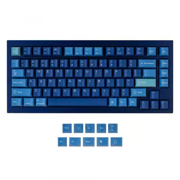 Капачки за механична клавиатура Keychron Ocean 92-Keycap Set PBT Dye-Sub US Layout