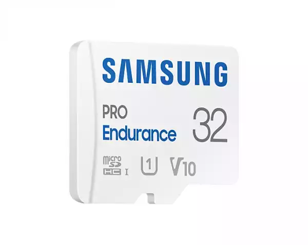 Карта памет Samsung PRO Endurance, microSDHC, UHS-I, 32GB, Адаптер