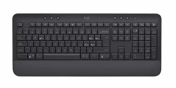 Kомплект безжични клавиатура с мишка Logitech MK650, Черен