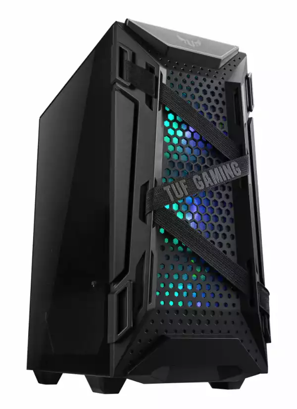 Кутия ASUS TUF Gaming GT301, Mid-Tower, Aura Sync ARGB, Черна