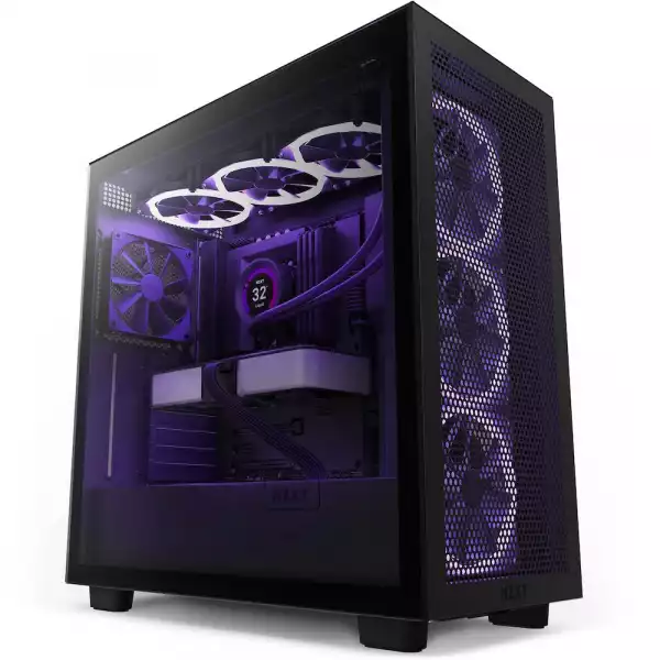 Кутия NZXT H7 Flow Matte Black