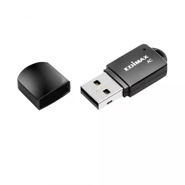 Нано адаптер EDIMAX EW-7811UTC, USB, Realtek, 2.4Ghz/5GHz, 802.11a/n/g/b