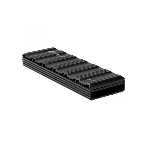 Пасивен охладител Jonsbo M.2-5 SSD, оребрен, Черен